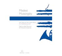 Eine Nacht auf dem kahlen Berge für Holzbläserquintett. Partitur mit Stimmen