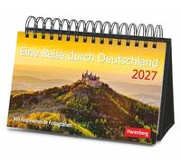 Eine Reise durch Deutschland Premiumkalender 2027 - 365 faszinierende Fotografien: Tages-Tischkalender zum Umklappen, mit faszinierenden Eindrücken ... Hochwertiger Foto-Tischkalender 2027