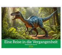 Eine Reise in die Vergangenheit - Entdeckung der Tierwelt (Wandkalender 2026 DIN A2 quer), CALVENDO Monatskalender: Entdeckung der prähistorischen Fauna