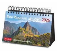 Eine Reise um die Welt Premiumkalender 2026 - 365 faszinierende Fotografien: Tages-Tischkalender zum Umklappen, mit faszinierenden Aufnahmen aus aller Welt. Hochwertiger Foto-Tischkalender 2026