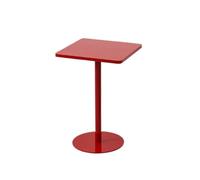 EINES Mesa de centro para balcón, mesa cuadrada pequeña, mesa auxiliar para el hogar, café, restaurante, té (F)