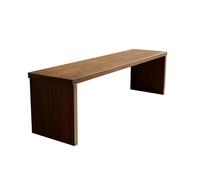 EINES Mesa de juego de escritorio de madera maciza para el hogar, mesa de estudio en casa, mesa doble larga, simple, juegos de computadora, dormitorio, banco de trabajo de escritura (140 x 60 x 75 cm)