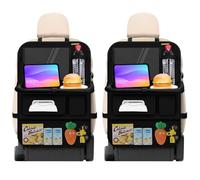 Einesin Organizador Asiento Coche, Organizador Asiento Coche Niños, con Comedor Poseedor Bandeja, Sostenedor de Tablet-Bolsillo