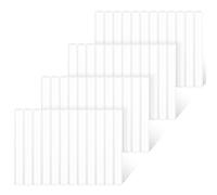 Einfa Hot Glue Sticks Blanco - 48 Piezas Barras de Pegamento Caliente para Reparaciones - 11mm x 100mm Sticks de Barra PegamentoTermofusible Blanca para Vacaciones Regalos Sellado