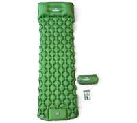Einfach Draussen Colchoneta hinchable autoinflable ultraligera con cojín integrado, esterilla iso, ahorra espacio, cómoda, duradera, camping, exterior, tienda de campaña (juego de colchoneta aislante