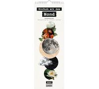 Einfach mit dem Mond 2027: Streifenplaner 14,8x42 cm mit täglichen Mondimpulsen, Mondcollagen & Affirmationen, ideal für Termine, To-dos & bewusste Alltagsplanung
