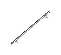 EINFEBEN Barandilla de acero inoxidable, pasamanos de escalera de pared para interior y exterior incl. soporte de pared y tapas de extremo, 100 cm