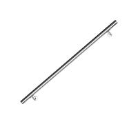 EINFEBEN Barandilla de acero inoxidable, pasamanos de escalera de pared para interior y exterior incl. soporte de pared y tapas de extremo, 120 cm