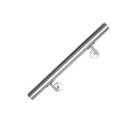 EINFEBEN Barandilla de acero inoxidable, pasamanos de escalera de pared para interior y exterior incl. soporte de pared y tapas de extremo, 50 cm