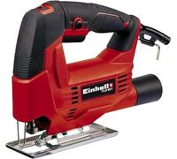 Einhell Sierra de calar - TC-JS 60/1. Baja vibración, control electrónico de velocidad, cambio de hoja sin herramientas, suela para cortes de inglete hasta 45 ° grados