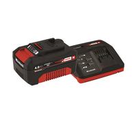 Einhell Original Kit de Inicio Batería y Cargador Power X-Change (batería de Iones de Litio, 18 V, 4,0 Ah y Cargador rápido, Apto para Todas Las Herramientas Power X-Change)