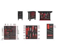 Einhell accessories carro de taller de metal, negro, 77 x 46 x 90 cm