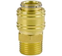 Einhell - Acoplamiento rápido (1/2" AG (accesorio para compresor, rosca exterior, latón resistente, para mangueras de aire comprimido)