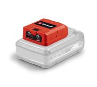 Einhell Adaptador de batería USB TC-CP 18 Li USB A/C-Solo Power X-Change (18 V, carga móvil de teléfonos inteligentes, tabletas y similares, 1 puerto USB-A, 1 puerto USB-C, sin batería)