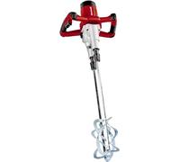 Einhell Agitador para argamasa y pintura TE-MX 1600-2 CE Twin (1600 W, conexión robusta en forma hexagonal para el agitador, incl. 2 agitadores para argamasa de 120 mm de diámetro)