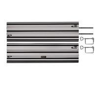 Einhell Aluminio Guía Rieles 1000mm Con 2 Conector Barras 2 Pinzas EINPSGR1MX2