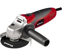 Einhell Amoladora angular TC-AG 125 (850W, 12.000 1/min de velocidad, disco de 125mm-ø, protector de disco, bloqueo de husillo, cabezal de engranaje plano de aluminio)