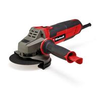 Einhell Amoladora angular TE-AG 125/1010 (1010 vatios, diámetro de disco de 125 mm, profundidad de corte de 33 mm, protección contra rearranque, empuñadura adicional, sin disco de corte)