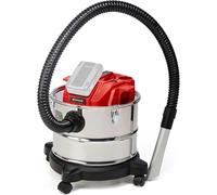 Einhell Aspirador de Cenizas a batería TE-AV 18/15 Li C-Solo | PXC | 18 V | 100 mbar | Recipiente colector de 15 l | Sistema de limpieza del filtro | Función de soplado | Sin batería