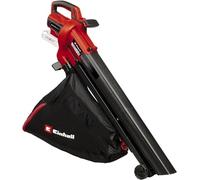 Einhell Aspirador de Hojas con batería VENTURRO 18/210 Power X-Change (18 V, Potencia de aspiración 500 m³/h, Bolsa colectora 45 l, función de soplado hasta 210 km/h, sin batería ni Cargador)
