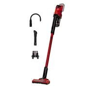 Einhell Aspirador de Polvo de Mango con batería, 18 V, Aspirador de Polvo con batería sin Bolsa, Recipiente colector de 0.6 L, tecnología de ciclón, Sistema de Filtro Triple, Color Rojo/Negro