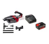 Einhell Aspirador de polvo manual con batería TE-HV 18/06 Li-Solo Power X-Change (18V, potencia de aspiración 72 mbar, incl. boquilla de juntas, recipiente de polvo 0,6 l, con bateria 4 Ah y cargador)