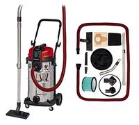Einhell - Aspirador de Trabajo TE-VC 2340 Sac (1200 W, depósito 40L, Sistema de filtración para Polvo Fino, Especial Yeso) Se Vende con Varias boquillas y filtros