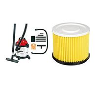 Einhell Aspirador en seco y húmedo TC-VC 1812 S + Einhell Duo - Inox - Filtro de larga duración para aspirador seco-húmedo