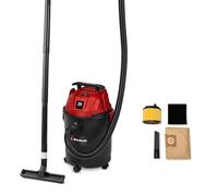 Einhell aspiradora TC-VC 2045 (850 vatios, potencia de aspiración de 180 mbar, contenedor de recogida de 20 L, conexión de soplado, asa de transporte, incluye boquillas, filtros y bolsa de recogida de