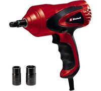 Einhell CC-HS 12/2 Atornillador de impacto para automóvil, 12 V, par máx. 350 Nm, nivel de burbuja integrado, luz LED, incl. 2 casquillos enchufables con 17/19 y 21/23 mm, enchufe para automóvil