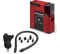 Einhell bomba SUP con batería SUPPERO 18/380 Power X-Change (18 V, inflación + deflación, máx. 1,38 bar / 20 PSI, máx. 380 l/min, parada automática, correa de transporte, 7 adaptadores, sin batería)