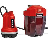 Einhell Bomba de agua limpia con batería GE-PP 18 RB Li-Solo | PXC | 18 V | Bomba sumergible y para depósitos de agua de lluvia | Caudal de 3000 l/h | altura impulsión 20 m | Sin batería