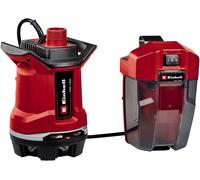 Einhell Bomba de aguas sucias con baterías GE-DP 18/25 Li-Solo Power X-Change (18 V, caudal de impulsión 7.500 l/h, altura de impulsión 5 m, modo ECO y BOOST, sin batería)