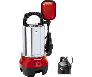 Einhell Bomba de aguas sucias GC-DP 6315 N | 630 W | Caudal de 17 000 l/h | Altura de impulsión de 8 m | Admite partículas de hasta Ø 15 mm | Interruptor flotador | asa