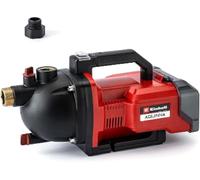 Einhell Bomba de jardín a batería AQUINNA 36/30 Power X-Change (2x 18 V, interruptor ECO de 2 escalones, tornillo de entrada y salida de agua, protección térmica, asa de transporte, sin baterías)