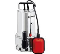 Einhell Bomba sumergible de agua sucia con cable - GC-DP 1020 N - 1.000 W, objetos de Ø20 mm, capacidad de 18.000 l/h, interruptor de flotador, asa de transporte, incl. conector universal