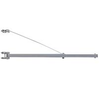 Einhell Brazo giratorio SA 1100 (montaje partir de 3mm de grosor pared, giro 180°, carga en voladizo a 750mm hasta 600kg / a 1.100mm hasta 300kg, incl. casquillo para tubo acero de 48mm diámetro)