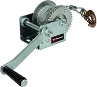 Einhell Cabestrante de cable manual TC-WI 500 (fuerza portante máx. 500 kg, cable de alambre de 10 metros, bloqueo de retorno, agarre antideslizante incl. gancho de seguridad y lengüeta de seguridad)