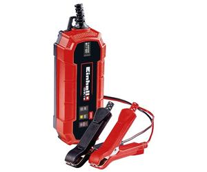 Einhell Cargador de baterías CE-BC 1 M | Cargador de baterías | Microprocesador | Para distintos tipos de baterías | Hasta máx. 32 Ah | Corriente de carga máx. 1 A