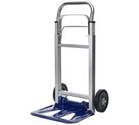 Einhell Carretilla de mano plegable - BT-HT 90. Con capacidad de 90 kg y pala plegable. Bloqueo para empuñadura extensible. Bastidor de aluminio haciéndolo ligero y facilitando su trasporte