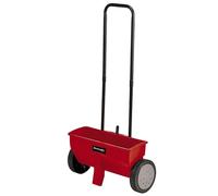 Einhell Carro esparcidor manual - GT-M-GT-39. (Ancho de esparcimiento de 45 cm, capacidad de 12 Litros, diámetro de las ruedas de 200 mm). Barra de empuje doble. Cierres de resorte en ambos lados