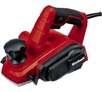 Einhell Cepillo eléctrico con cable, 750W, 240 V, profundidad de 2 mm, eje de la cuchilla grande, Incluye tope de profundidad, Cuchilla giratoria, Color Negro/Rojo, (L x B x H) 261 x 158 x 174 mm