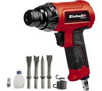 Einhell Cinceladora neumática TC-PC 45 (para trabajos en piedra y metal, incluye juego de cinceles de 120 mm de 4 piezas, botella de aceite, boquilla, muelle tensor)