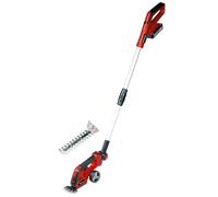 Einhell - Cizalla de césped de tamaño de arbusto inalámbrico GE-CG 18/100 Li T Kit Power X-Change (18 V, Mango telescópico, Acc. cortacésped 100 mm, Acc. Tamaño de arbustos 200 mm, con batería 2,5 Ah