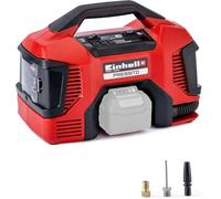 Einhell Compresor híbrido Pressito Power X-Change (18 V, con cable de corriente o batería recargable, incluye conjunto de inflado de 3 piezas, sin batería ni cargador)