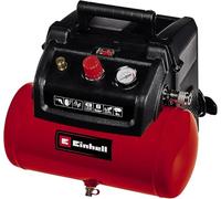 Einhell Compresor TC-AC 190/6/8 – 1,2 kW, 8 bar, 190 l/min, 6 l, sin aceite, acoplamiento rápido