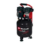 Einhell Compresor TE-AC 24 Silent (compresor silencioso con 750 W, máx. 8 bar, motor exento de aceite y servicio, depósito de 24 l, manómetro y acoplamiento rápido, válvula de seguridad)