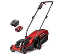 Einhell Cortacésped con batería GE-CM 18/30-1 Li BL (1x3,0 Ah) | PXC | 18 V | corte 30 cm | máx. 175 m² | Brushless | cesta recogedora de 27 l | altura corte 30-65 mm | batería de 3,0 Ah