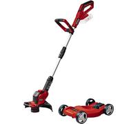 Einhell Cortacésped con batería GE-CT 18/28 Li TC-Solo Power X-Change (Iones de Litio, 18 V, Carro de Recortadora, 28 cm de Anchura de Corte, Hilo, envío sin batería ni Cargador)