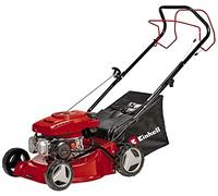 Einhell Cortacésped de gasolina GC-PM 40/2 S (2 kW, motor OHV de 1 cilindro 4 tiempos, acción. de rueda trasera desconectable, ajuste de altura de corte central de 7 niveles, bolsa colectora 45l)